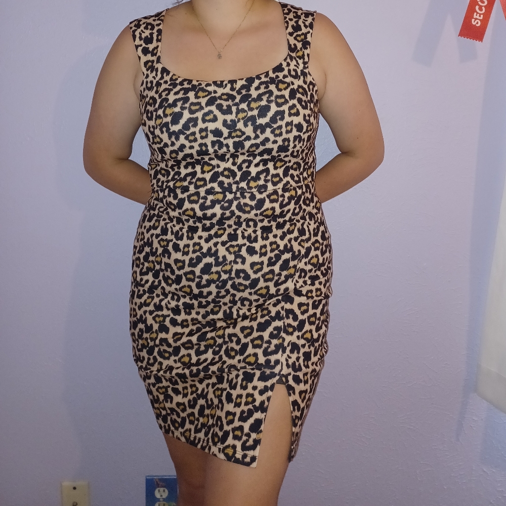 My Michelle cheeta print dress